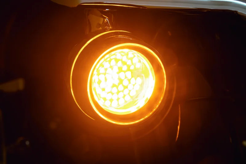 Kuryakyn Luminez L.E.D. Front Turn Signal Insert 1157 Amber - Side View