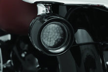 Load image into Gallery viewer, Kuryakyn Luminez L.E.D. Front Turn Signal Insert 1157 Amber - Back View