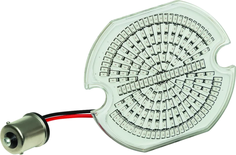 Kuryakyn Luminez L.E.D Rear Turn Signal Insert 1156 Red Flat Style - Main Product View