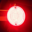 Load image into Gallery viewer, Kuryakyn Luminez L.E.D Rear Turn Signal Insert 1156 Red Flat Style - Side View