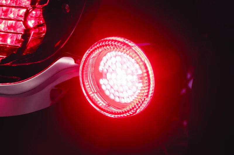 Kuryakyn Luminez L.E.D. Rear Turn Signal Insert 1156 Red - Side View