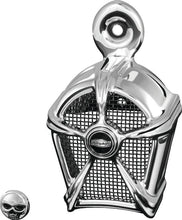 Load image into Gallery viewer, Kuryakyn Mach 2 Horn Cover Chrome With Black Mesh - Main Product View