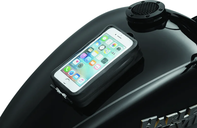 Kuryakyn Magnetic Device Tank Pouch Black - Side View