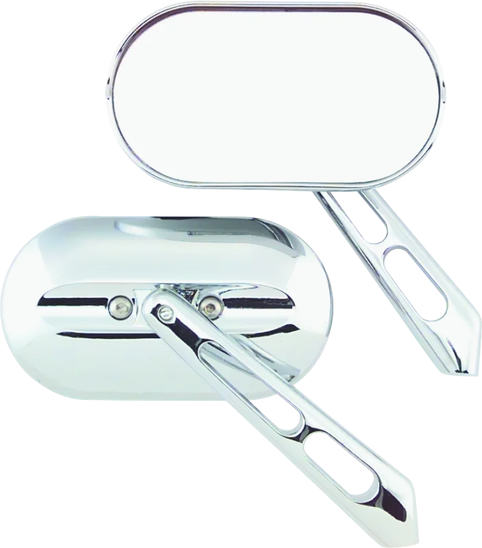 Kuryakyn Magnum Mirrors Small Flat Glass Chrome