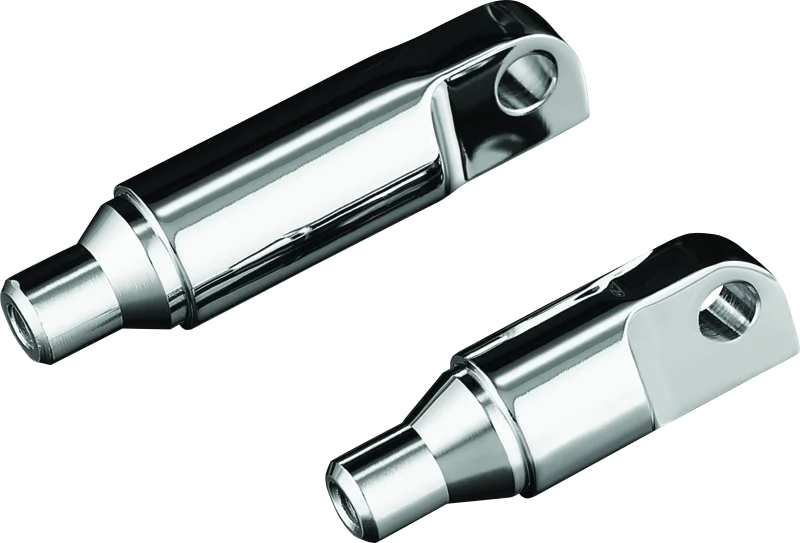Kuryakyn Male Mount 2-1/2inch Footpeg Extension Chrome (Pair) - Main Product View