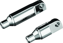 Load image into Gallery viewer, Kuryakyn Male Mount 2-1/2inch Footpeg Extension Chrome (Pair) - Main Product View