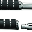 Load image into Gallery viewer, Kuryakyn Male Mount 2-1/2inch Footpeg Extension Chrome (Pair) - Side View