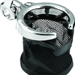 Load image into Gallery viewer, Kuryakyn Mesh Basket Universal Drink Holder 1in Clamp Chrome - Main Product View