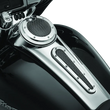 Load image into Gallery viewer, Kuryakyn Mesh Dash Insert Chrome - Side View