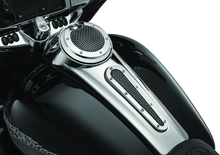 Load image into Gallery viewer, Kuryakyn Mesh Dash Insert Chrome - Side View