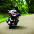 Load image into Gallery viewer, Kuryakyn Mesh Headlight Vent Accents Chrome - Side View
