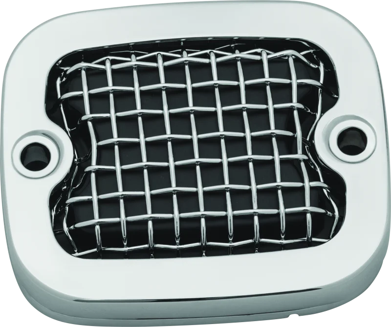 Kuryakyn Mesh Master Cylinder Cover Brk Chrome