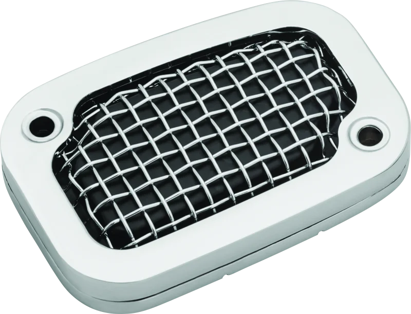 Kuryakyn Mesh Master Cylinder Cover Clutch Chrome - Main Product View