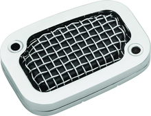 Load image into Gallery viewer, Kuryakyn Mesh Master Cylinder Cover Clutch Chrome - Main Product View
