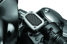 Load image into Gallery viewer, Kuryakyn Mesh Master Cylinder Cover Clutch Chrome - Detail View