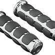 Load image into Gallery viewer, Kuryakyn Metric ISO Grips Chrome - Main Product View