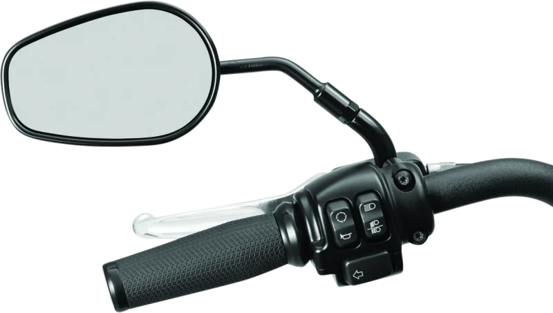 Kuryakyn Mirror Stem 3in Outward Extenders Black - Side View