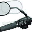 Load image into Gallery viewer, Kuryakyn Mirror Stem 3in Outward Extenders Black - Back View