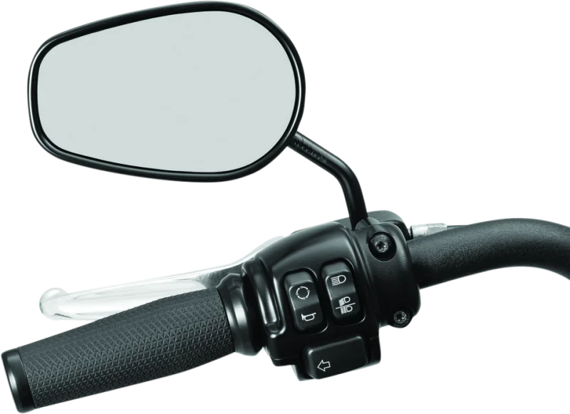 Kuryakyn Mirror Stem 3in Outward Extenders Black - Installation View