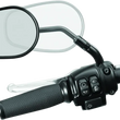 Load image into Gallery viewer, Kuryakyn Mirror Stem 3in Outward Extenders Black - Back View