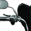 Load image into Gallery viewer, Kuryakyn Mirror Stem 3in Outward Extenders Chrome - Back View