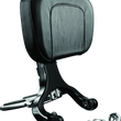 Load image into Gallery viewer, Kuryakyn Multi-Purpose Backrest Black &amp; Chrome - Main Product View