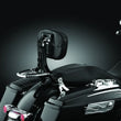 Load image into Gallery viewer, Kuryakyn Multi-Purpose Backrest Black &amp; Chrome - Side View