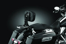 Load image into Gallery viewer, Kuryakyn Multi-Purpose Backrest Black &amp; Chrome - Side View