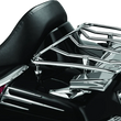 Load image into Gallery viewer, Kuryakyn Multi-Rack Adjustable Trunk Luggage Rack Chrome - Back View