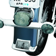 Load image into Gallery viewer, Kuryakyn Narrow Turn Signal Bar Chrome - Side View