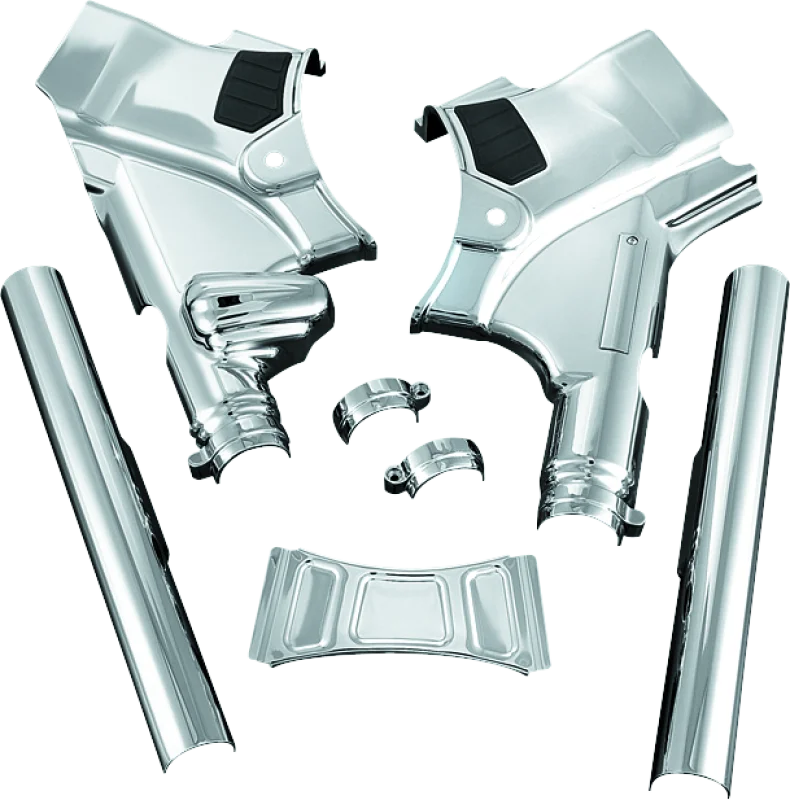 Kuryakyn Neck Cover For 09-13 Touring Models Chrome - Main Product View