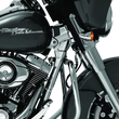Load image into Gallery viewer, Kuryakyn Neck Cover For 09-13 Touring Models Chrome - Side View