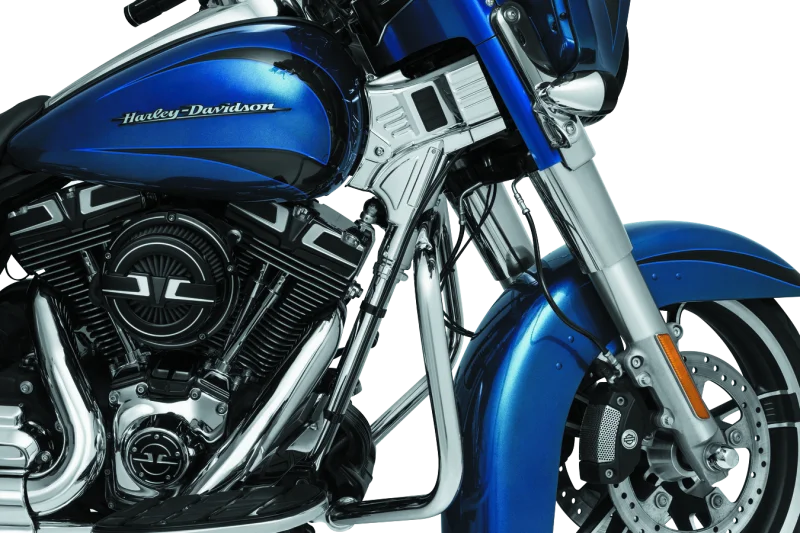 Kuryakyn Neck Cover Touring Chrome - Side View
