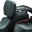 Load image into Gallery viewer, Kuryakyn Neo Driver &amp; Passenger Backrest Black - Side View