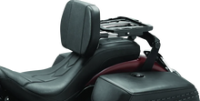 Load image into Gallery viewer, Kuryakyn Neo Driver &amp; Passenger Backrest Black - Side View
