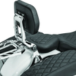 Load image into Gallery viewer, Kuryakyn Neo Driver &amp; Passenger Backrest Chrome - Back View