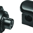 Load image into Gallery viewer, Kuryakyn Non-Pivot Splined Peg Adapter Harley-Davidson Models Black - Main Product View