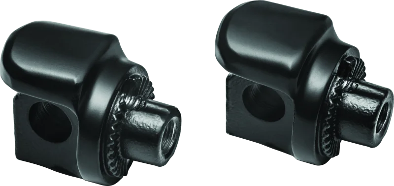 Kuryakyn Non-Pivot Splined Peg Adapter Harley-Davidson Models Black - Main Product View