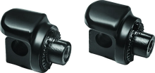 Load image into Gallery viewer, Kuryakyn Non-Pivot Splined Peg Adapter Harley-Davidson Models Black - Main Product View