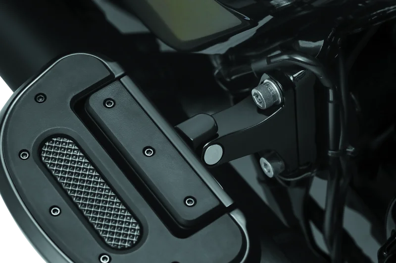 Kuryakyn Non-Pivot Splined Peg Adapter Harley-Davidson Models Black - Side View