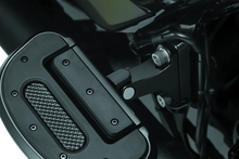 Load image into Gallery viewer, Kuryakyn Non-Pivot Splined Peg Adapter Harley-Davidson Models Black - Side View