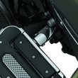 Load image into Gallery viewer, Kuryakyn Non-Pivot Splined Peg Adapter Harley-Davidson Models Chrome - Side View