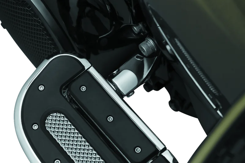 Kuryakyn Non-Pivot Splined Peg Adapter Harley-Davidson Models Chrome - Side View