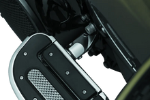 Load image into Gallery viewer, Kuryakyn Non-Pivot Splined Peg Adapter Harley-Davidson Models Chrome - Side View