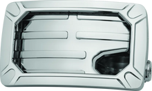 Load image into Gallery viewer, Kuryakyn Nova Curved Horizontal Mount Side License Plate Holder Chrome - Main Product View