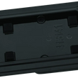 Load image into Gallery viewer, Kuryakyn Nova Side Mount License Plate Frame Gloss Black - Main Product View