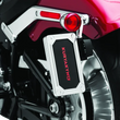 Load image into Gallery viewer, Kuryakyn Nova Side Mount License Plate Frame Gloss Chrome - Side View