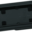 Load image into Gallery viewer, Kuryakyn Nova Side Mount License Plate Frame Gloss Black - Main Product View