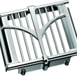 Load image into Gallery viewer, Kuryakyn Oil Cooler Cover 14-23 Indian Models Chrome - Main Product View
