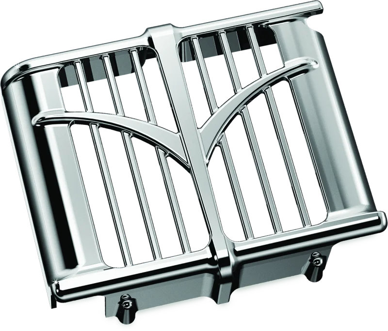 Kuryakyn Oil Cooler Cover 14-23 Indian Models Chrome - Main Product View